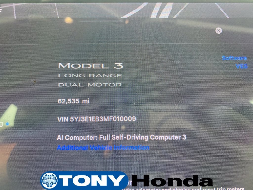 2021 Tesla Model 3 Long Range