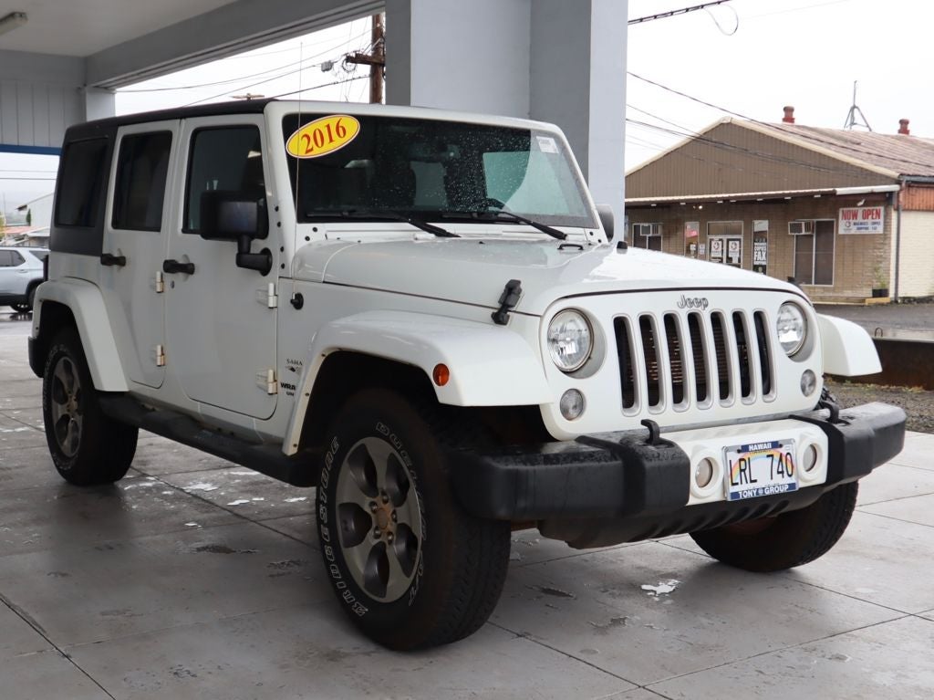 2016 Jeep Wrangler Unlimited Sahara