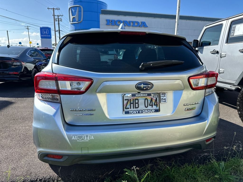 2018 Subaru Impreza 2.0i Sport
