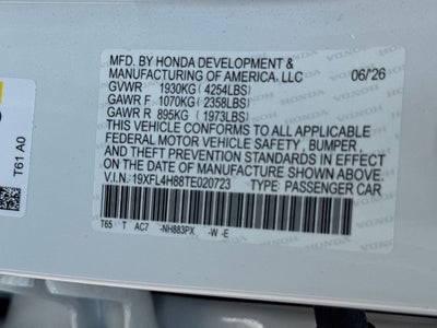 2026 Honda Civic Hybrid Sport