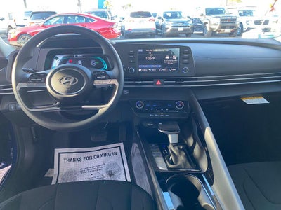 2026 Hyundai Elantra Hybrid Blue