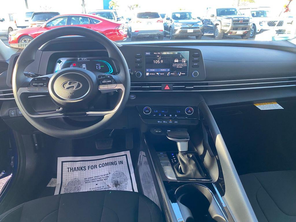 2026 Hyundai Elantra Hybrid Blue